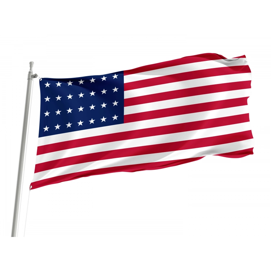 United States of America (1846-1847) Flag for Indoor & Outdoor Use, HISTORICAL30