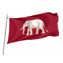 White Elephant Flag for Indoor & Outdoor Use