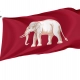 White Elephant Flag for Indoor & Outdoor Use - Imagine 1