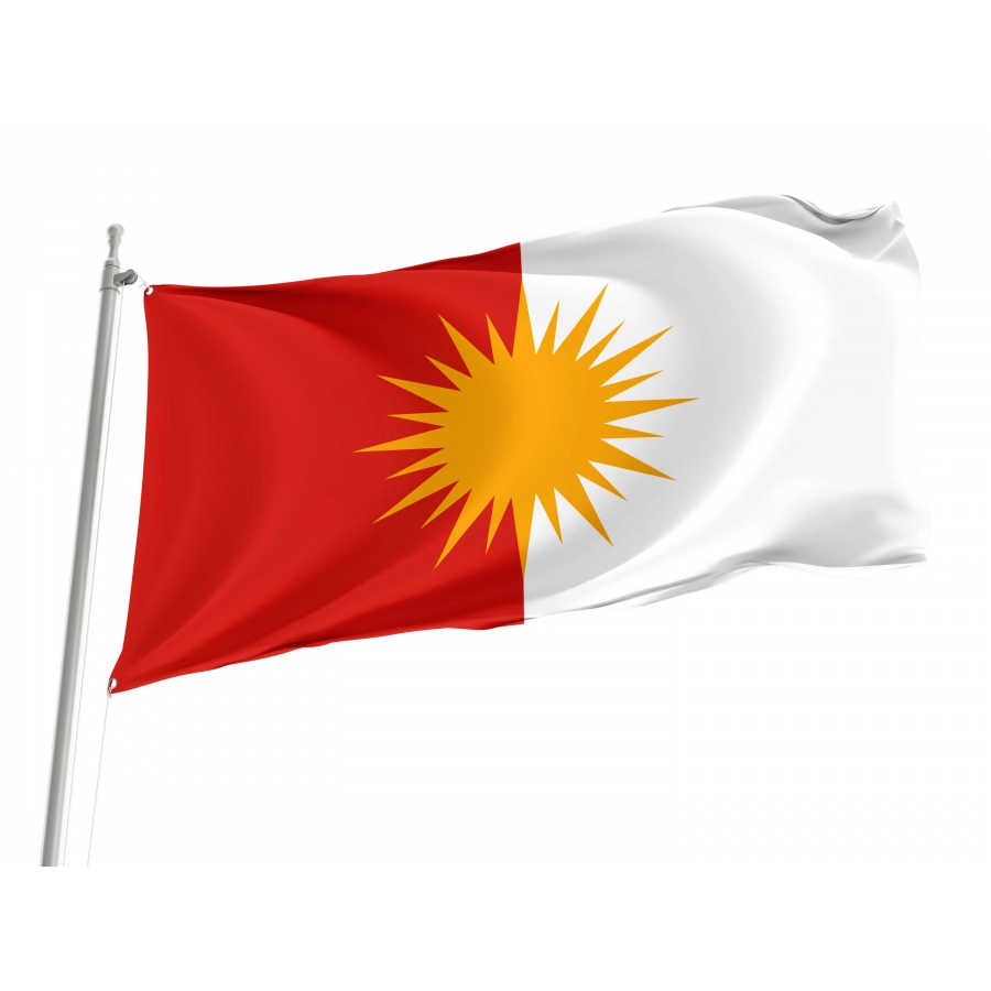 Yezidi Flag for Indoor & Outdoor Use, HISTORICAL196