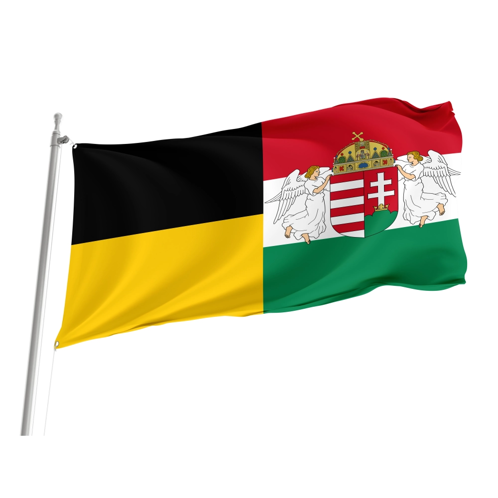 Habsburg Monarchy and the Kingdom of Hungary Flag for Indoor & Outdoor Use Habsburg Monarchy and the Kingdom of Hungary Flag for Indoor & Outdoor Use