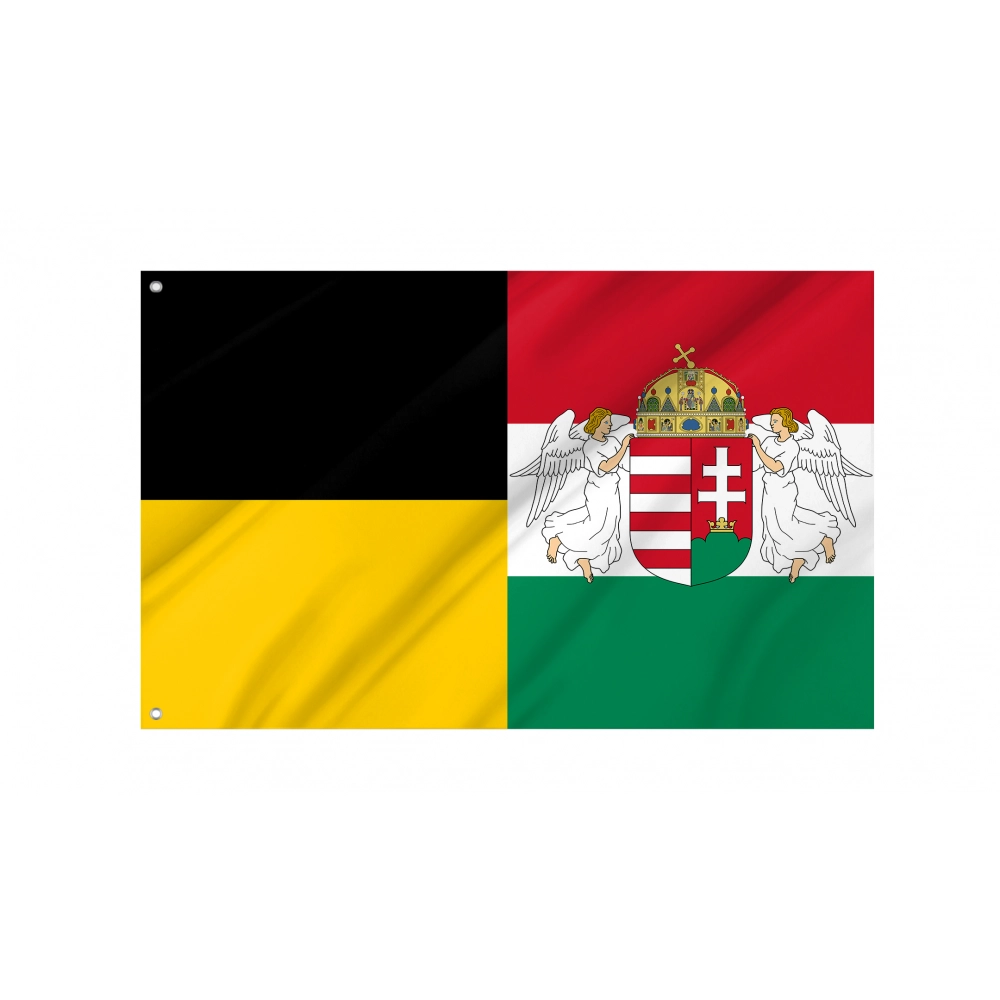 Habsburg Monarchy and the Kingdom of Hungary Flag for Indoor & Outdoor Use Habsburg Monarchy and the Kingdom of Hungary Flag for Indoor & Outdoor Use