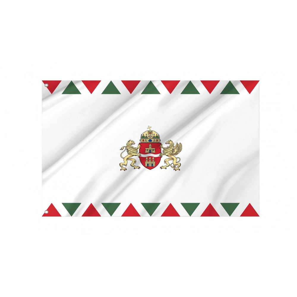 Budapest Flag for Indoor & Outdoor Use