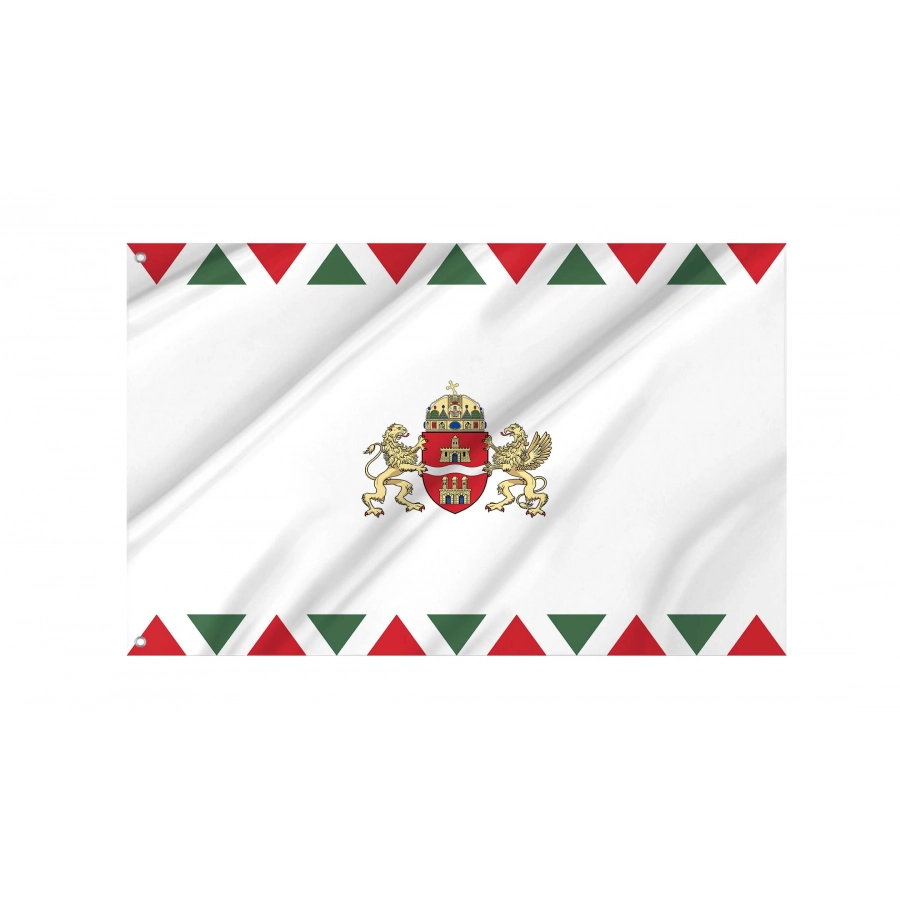 Budapest Flag for Indoor & Outdoor Use, HUN07