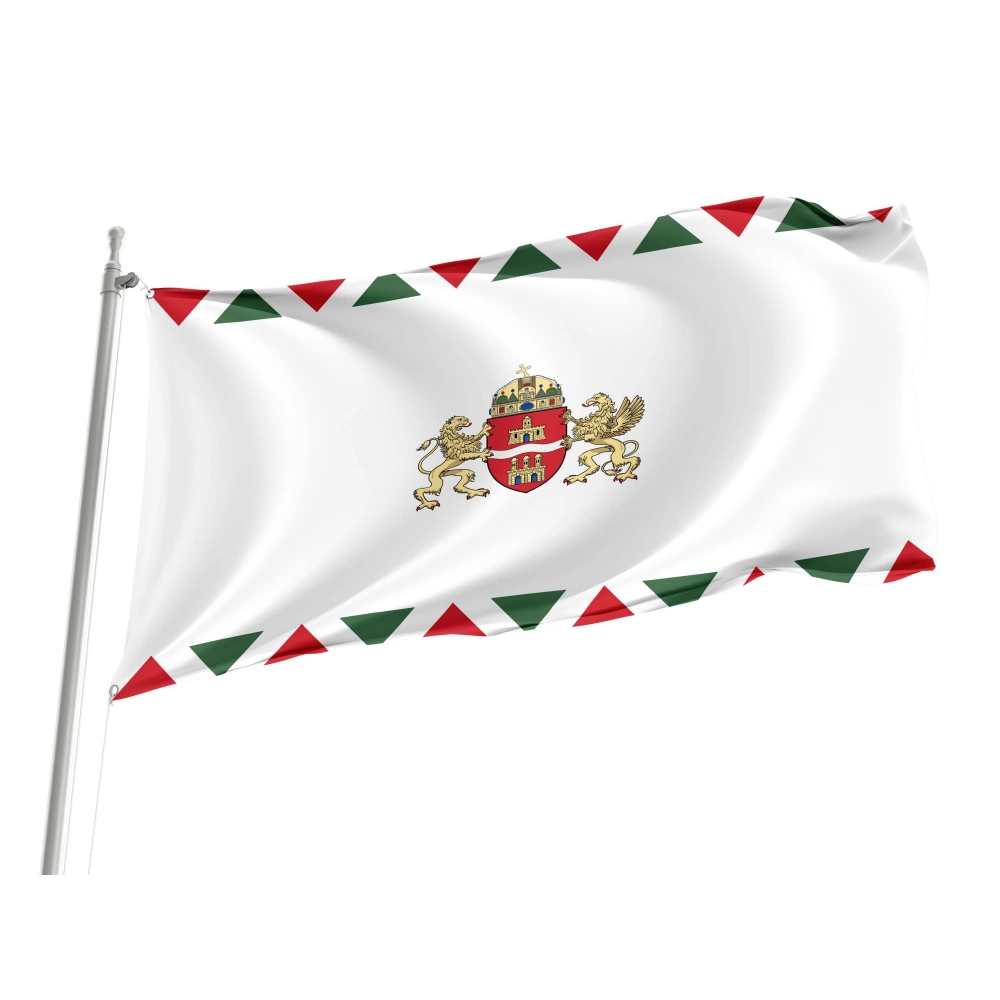 Budapest Flag for Indoor & Outdoor Use