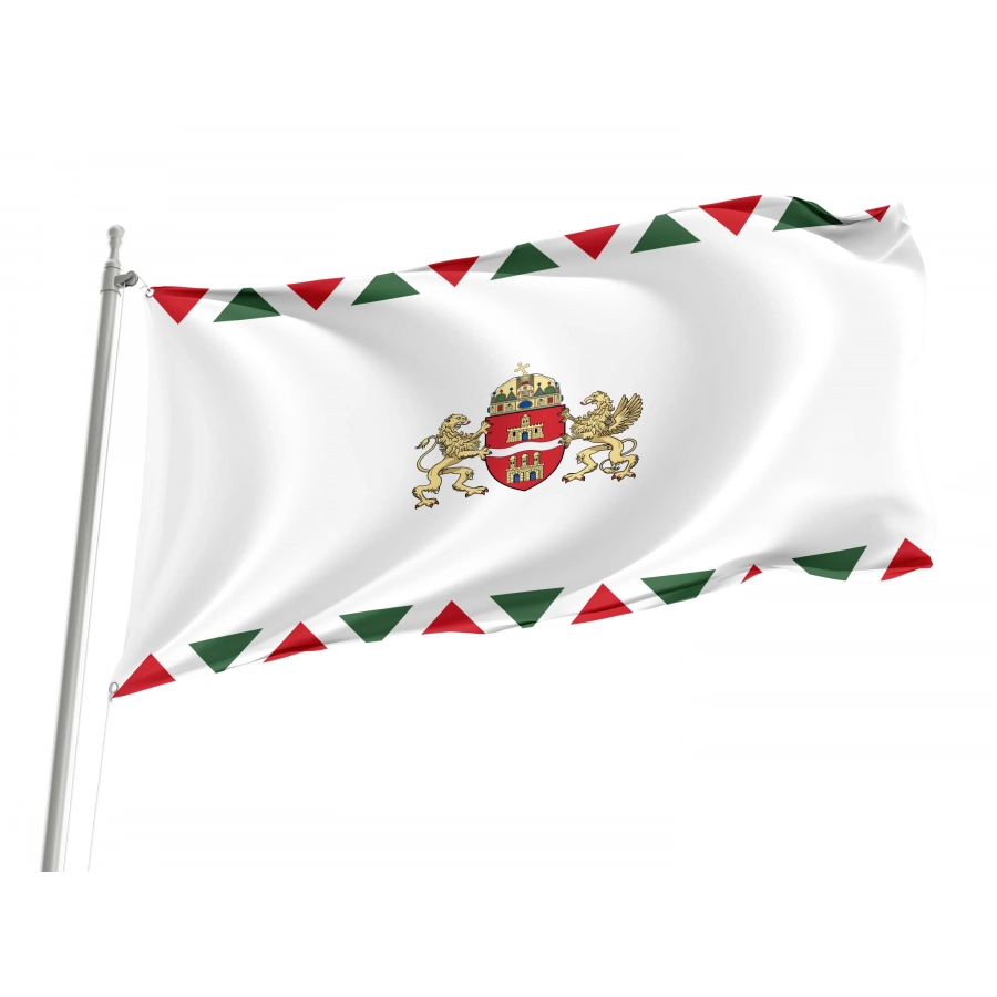 Budapest Flag for Indoor & Outdoor Use, HUN07