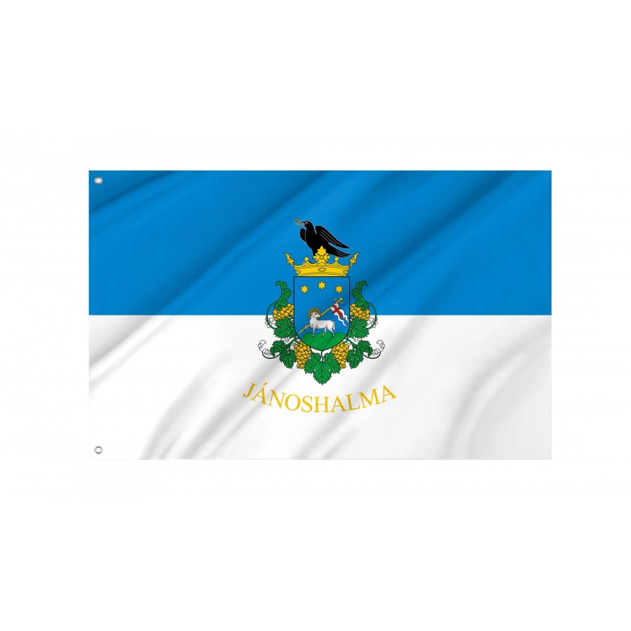 Jánoshalma Flag for Indoor & Outdoor Use, HUN33