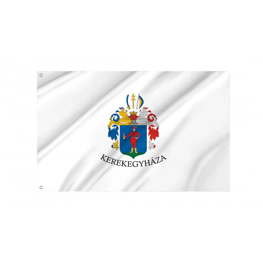 Kerekegyháza Flag for Indoor & Outdoor Use, HUN38