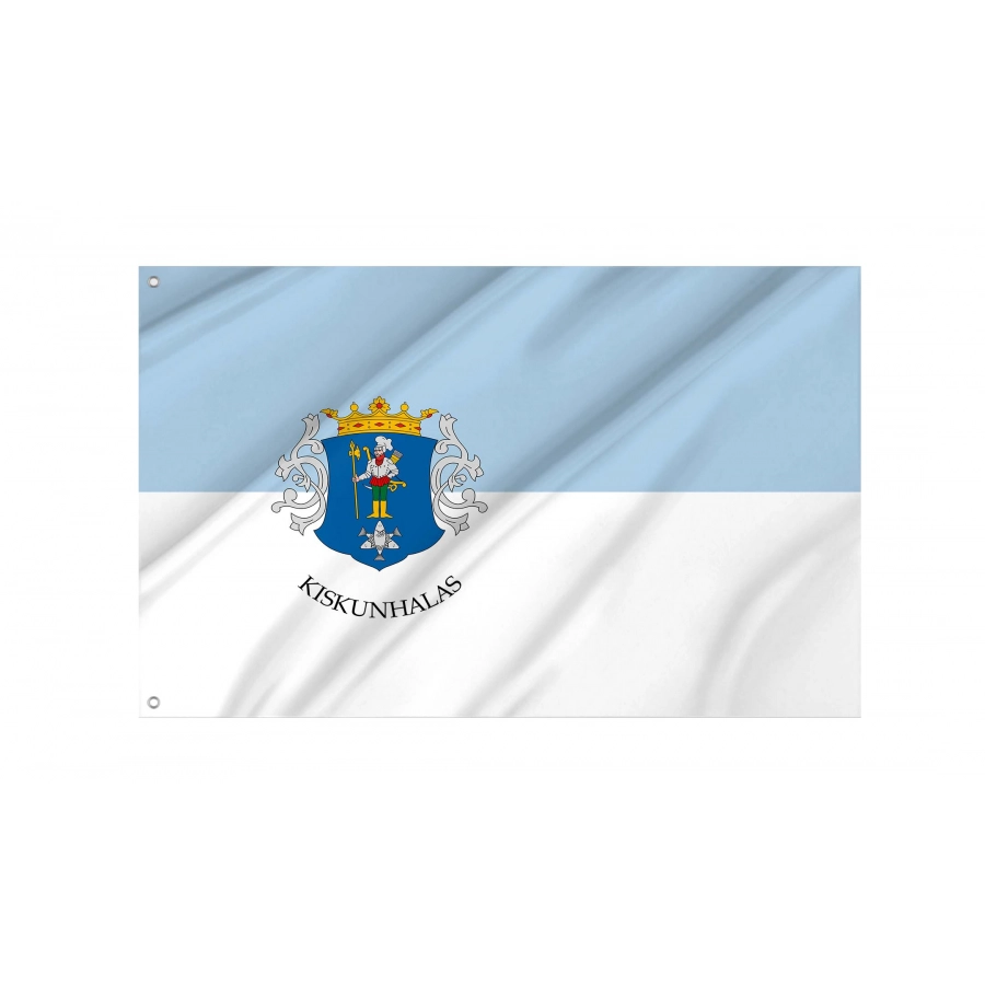 Kiskunhalas Flag for Indoor & Outdoor Use, HUN28