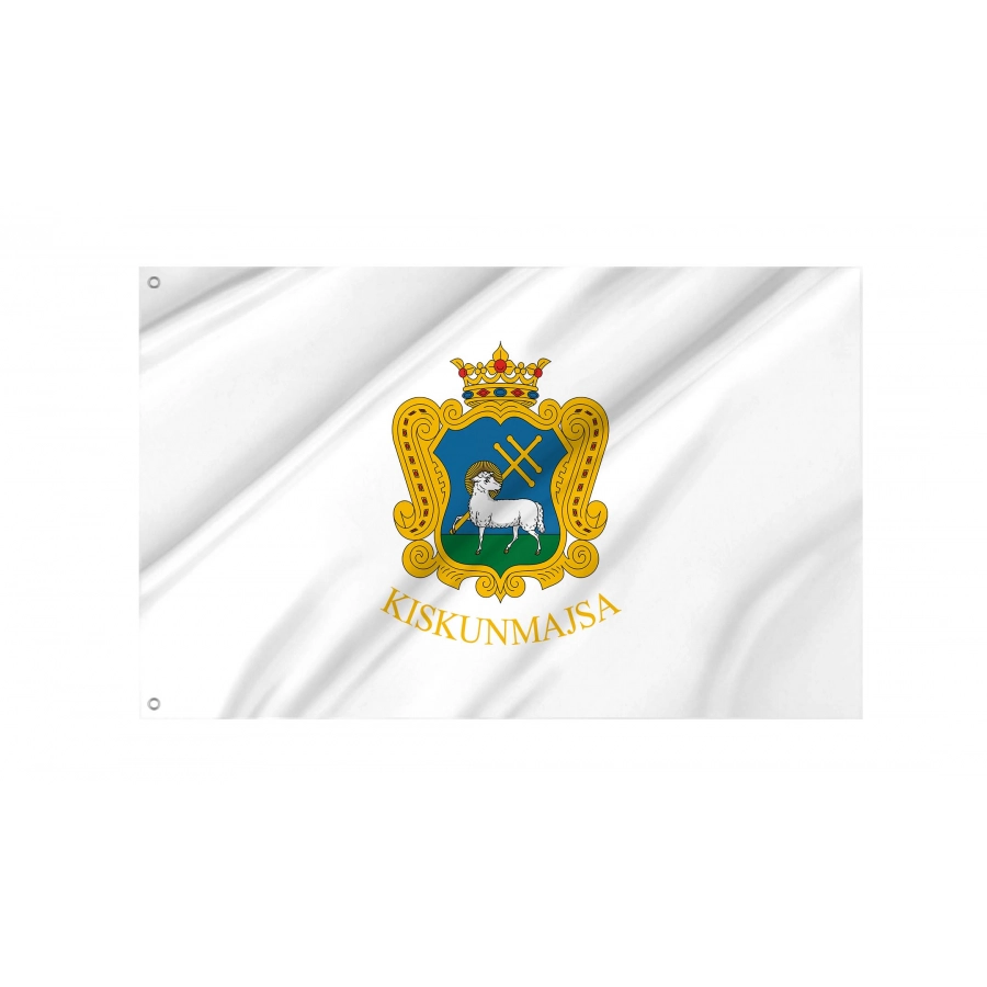 Kiskunmajsa Flag for Indoor & Outdoor Use, HUN30