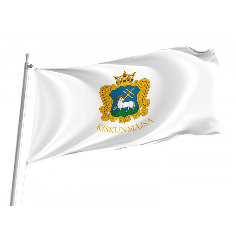Kiskunmajsa Flag for Indoor & Outdoor Use, HUN30