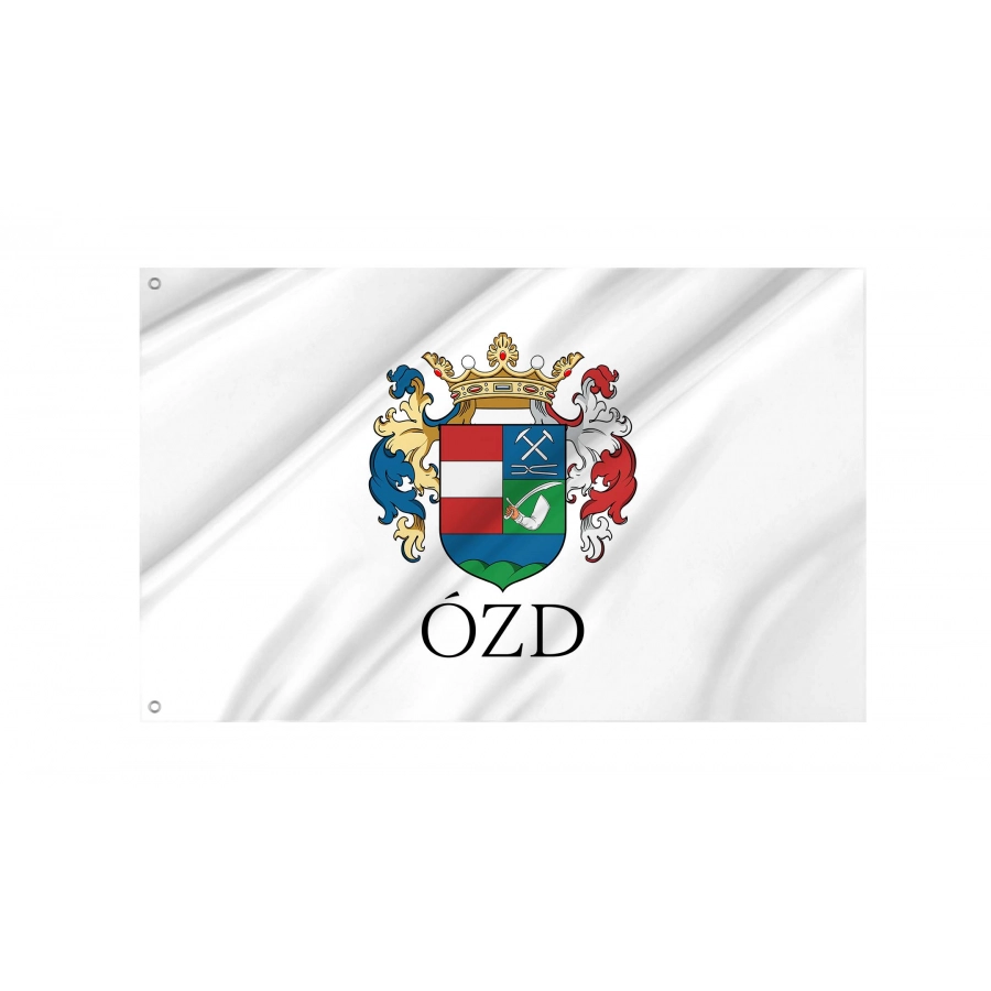 Ózd Flag for Indoor & Outdoor Use, HUN69