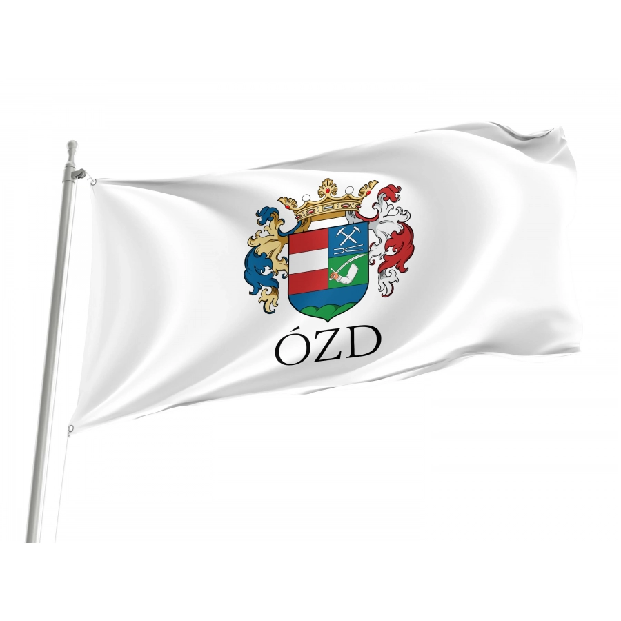 Ózd Flag for Indoor & Outdoor Use, HUN69