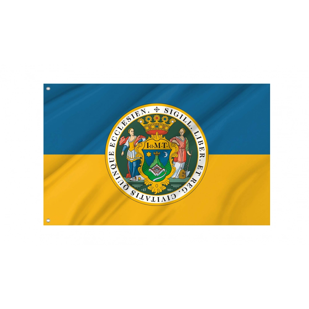 Pécs Flag for Indoor & Outdoor Use