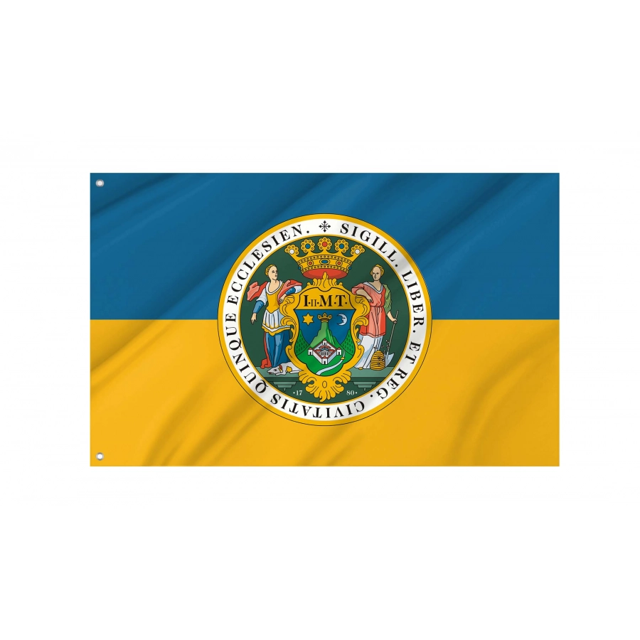 Pécs Flag for Indoor & Outdoor Use, HUN12