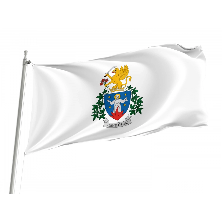 Szentlőrinc Flag for Indoor & Outdoor Use, HUN16