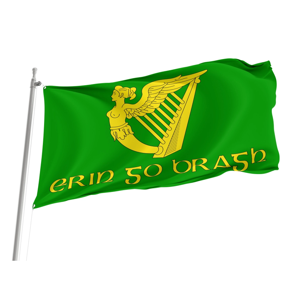 Erin Go Bragh Flag for Indoor & Outdoor Use Erin Go Bragh Flag for Indoor & Outdoor Use