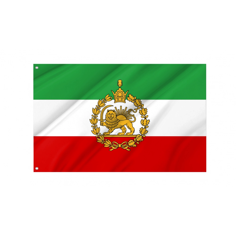 Iranian Pre-Revolutionary Flag for Indoor & Outdoor Use