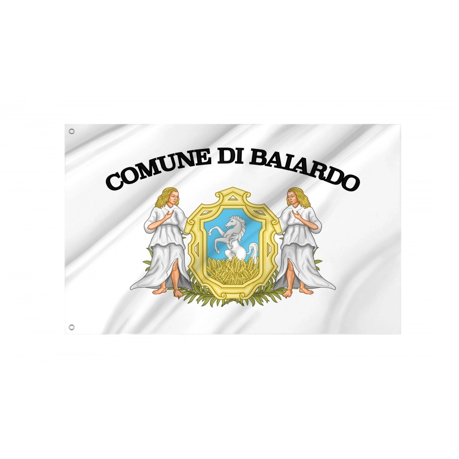 Bajardo Flag, Unique Design Print - High Quality Liguria for Indoor and Outdoor Use