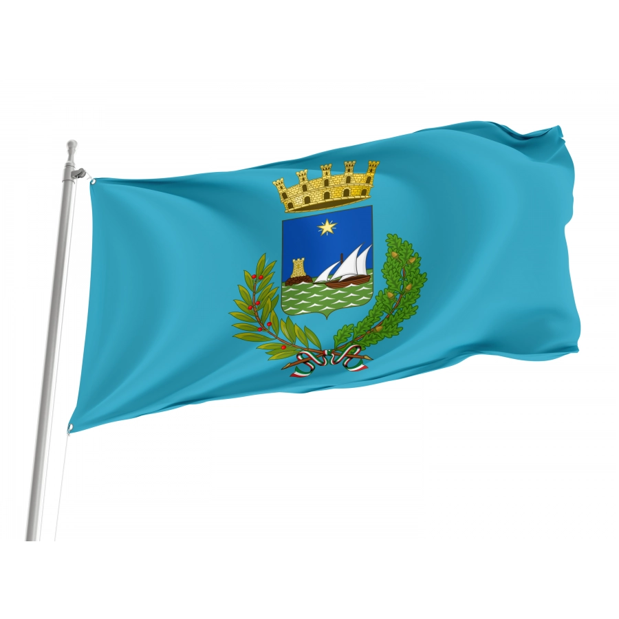 Camogli Flag, Unique Design Print - High Quality Liguria for Indoor and Outdoor Use