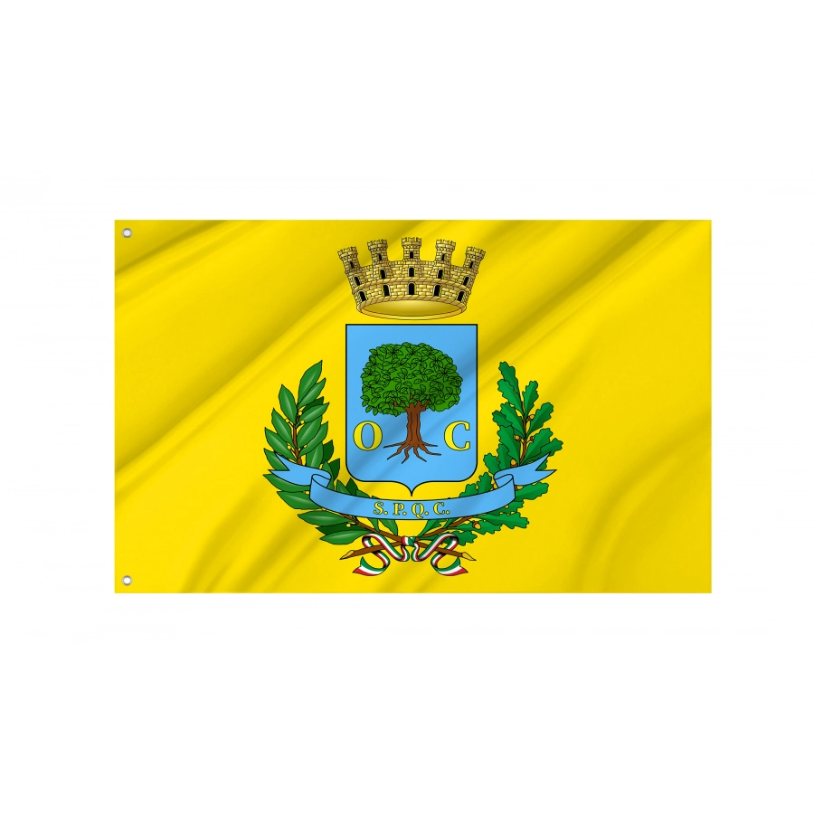 Civitavecchia Flag, Unique Design Print - High Quality Lazio for Indoor and Outdoor Use