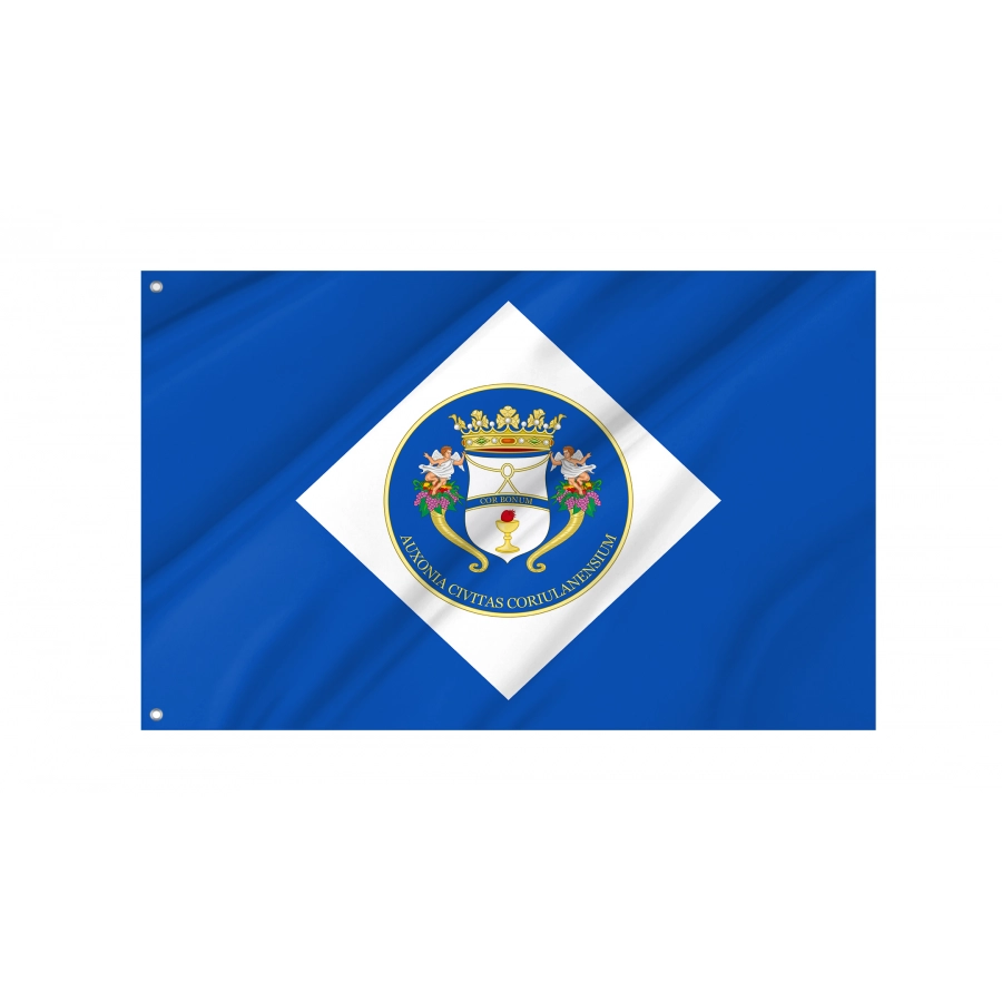 Corigliano Flag, Unique Design Print - High Quality Calabria for Indoor and Outdoor Use