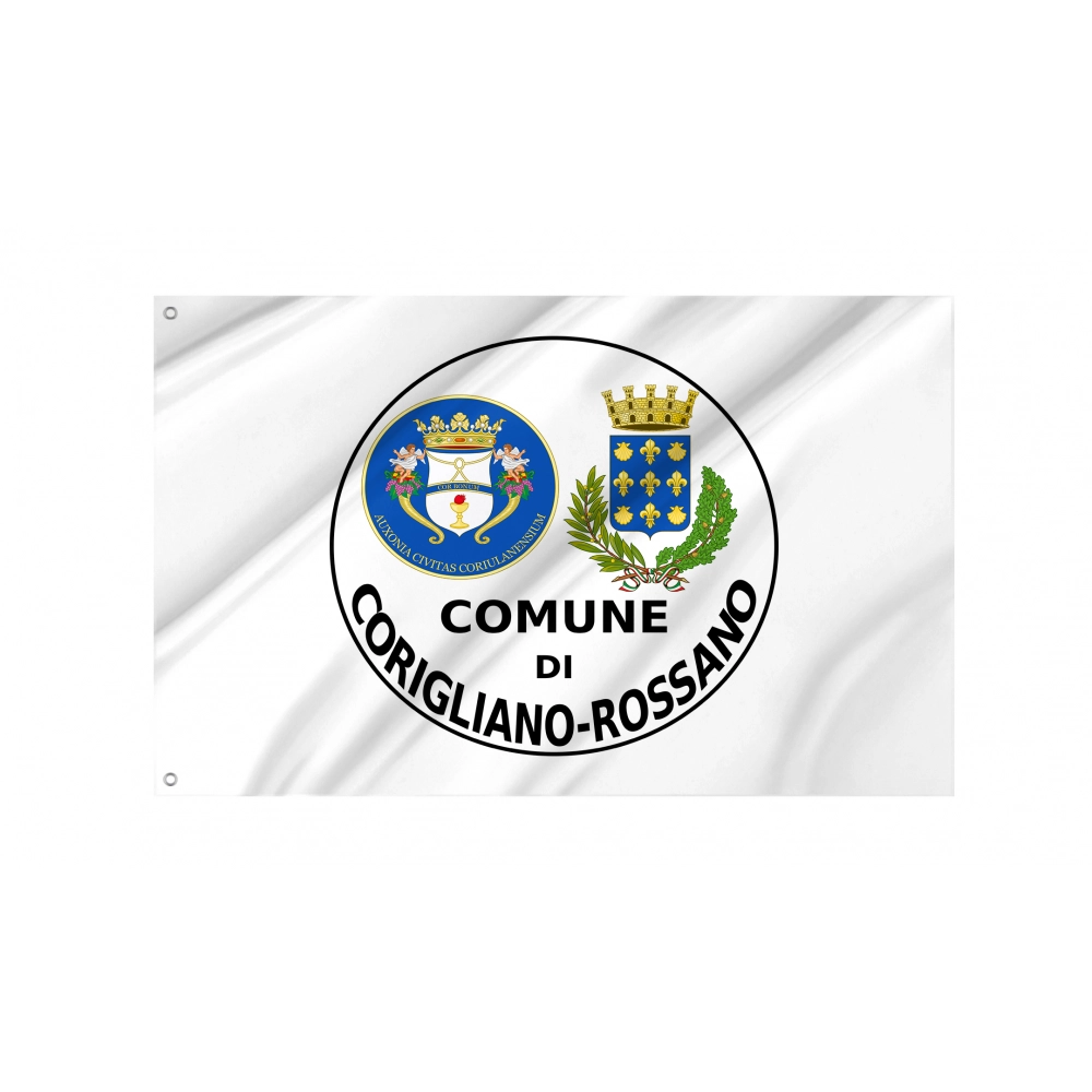 Corigliano-Rossano Flag for Indoor & Outdoor Use Corigliano-Rossano Flag for Indoor & Outdoor Use