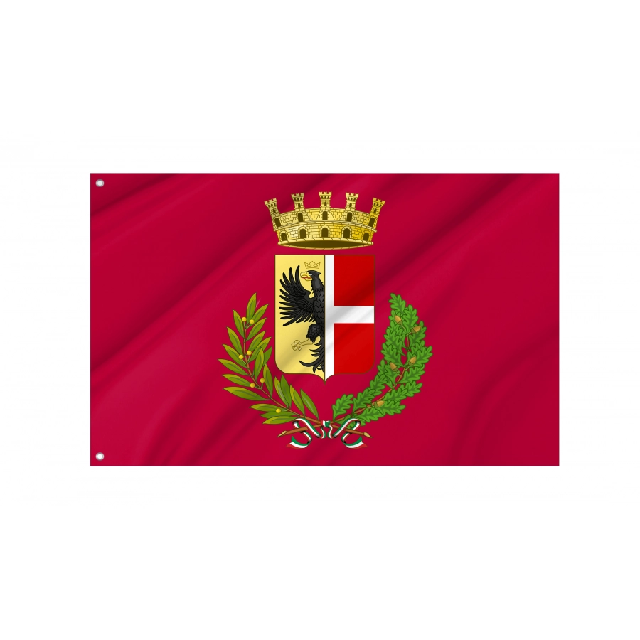 Fidenza Flag, Unique Design Print - High Quality Emilia-Romagna for Indoor and Outdoor Use