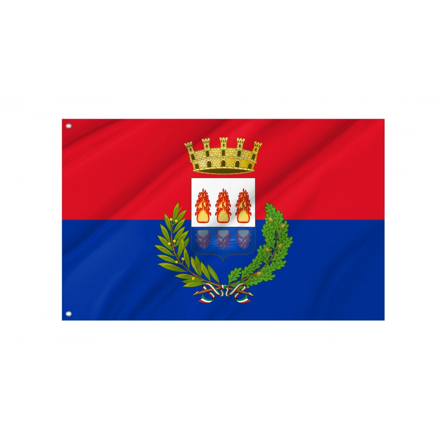 Foggia Flag, Unique Design Print - High Quality Apulia for Indoor and Outdoor Use