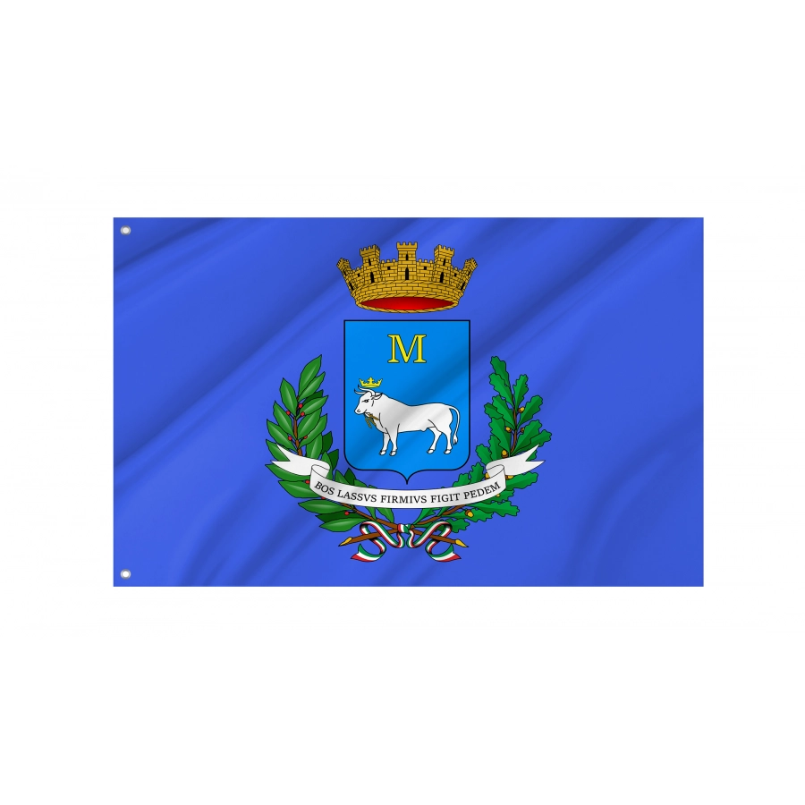 Matera Flag, Unique Design Print - High Quality Basilicata for Indoor and Outdoor Use