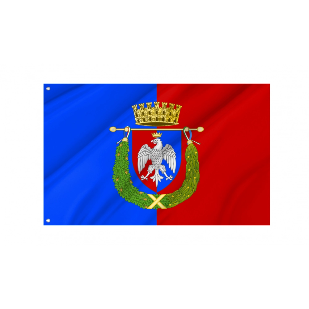 Metropolitan City of Rome Capital Flag for Indoor & Outdoor Use
