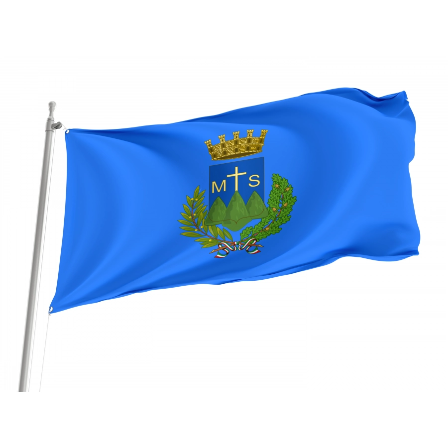 Montesilvano Flag, Unique Design Print - High Quality Abruzzo for Indoor and Outdoor Use