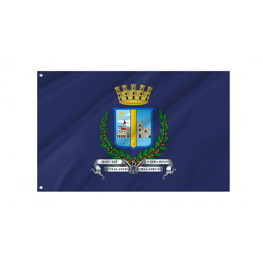 Pescara Flag, Unique Design Print - High Quality Abruzzo for Indoor and Outdoor Use