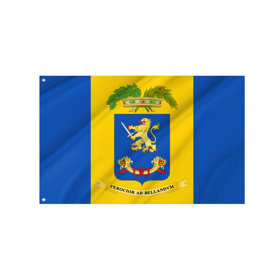 Province Of Frosinone Flag, Unique Design Print - High Quality Lazio for Indoor and Outdoor Use