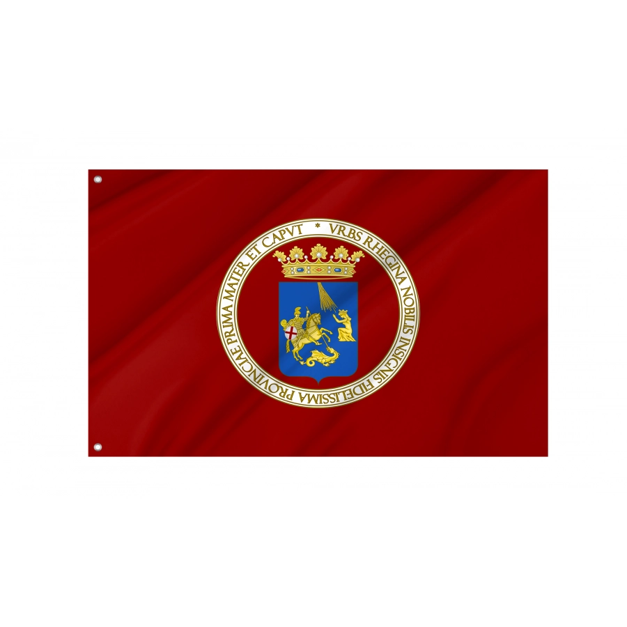 Reggio Calabria Flag, Unique Design Print - High Quality Calabria for Indoor and Outdoor Use
