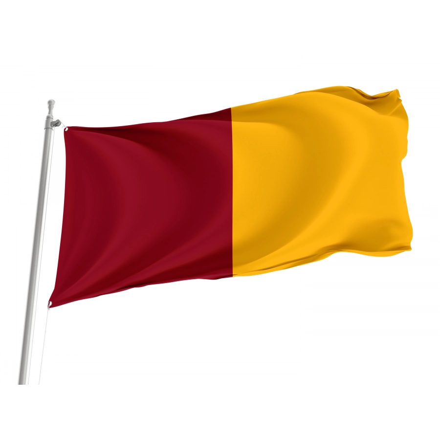 Rome Flag, Unique Design Print - High Quality Lazio for Indoor and Outdoor Use
