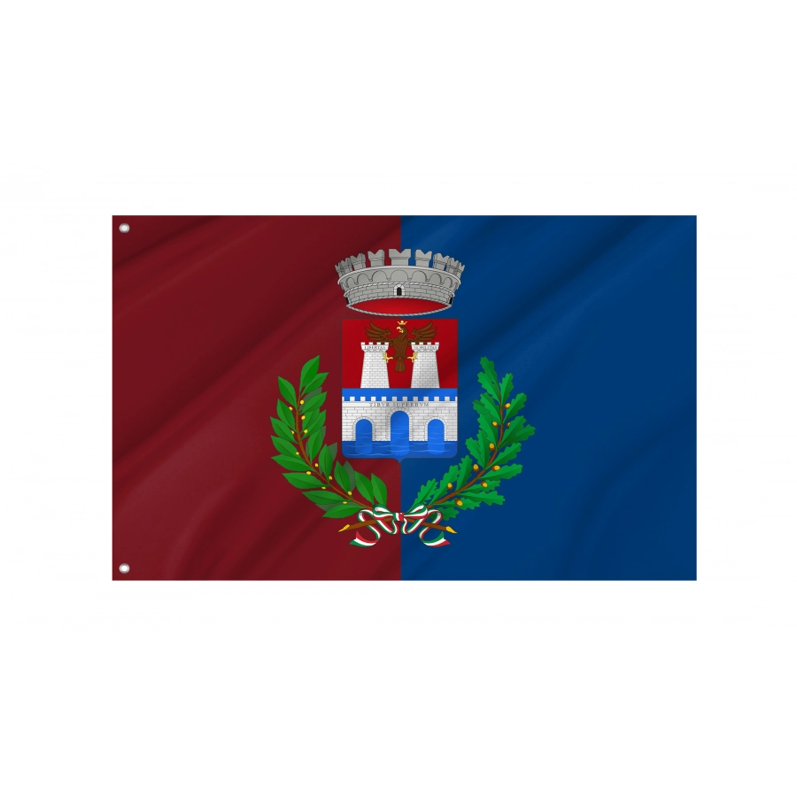 Tivoli Flag, Unique Design Print - High Quality Lazio for Indoor and Outdoor Use