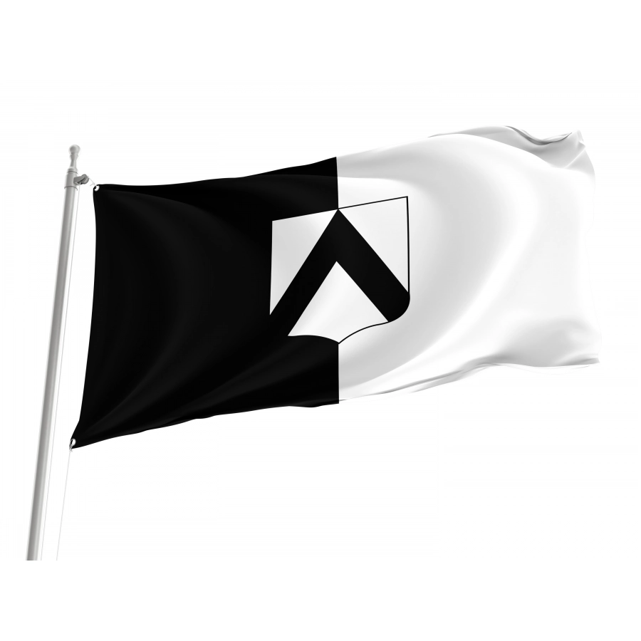 Udine Flag, Unique Design Print - High Quality Friuli-Venezia Giulia for Indoor and Outdoor Use