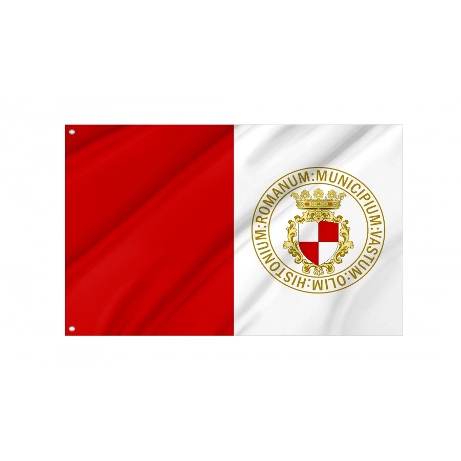 Vasto Flag, Unique Design Print - High Quality Abruzzo for Indoor and Outdoor Use