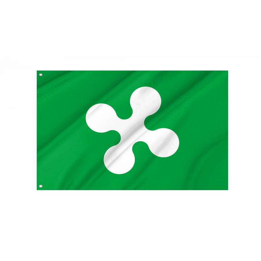 Lombardy Flag for Indoor & Outdoor Use, ITA134