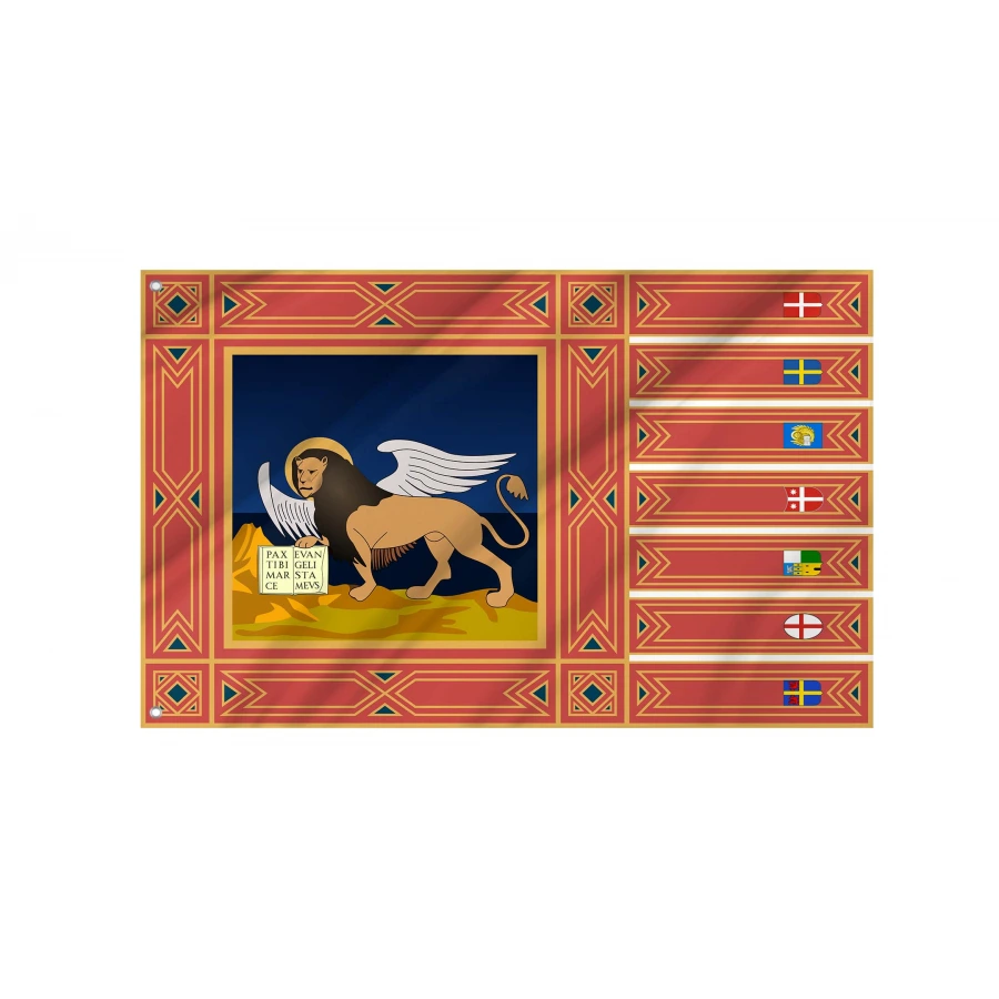 Veneto Flag for Indoor & Outdoor Use, ITA136