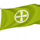 Akita, Akita Flag for Indoor & Outdoor Use - Imagine 1