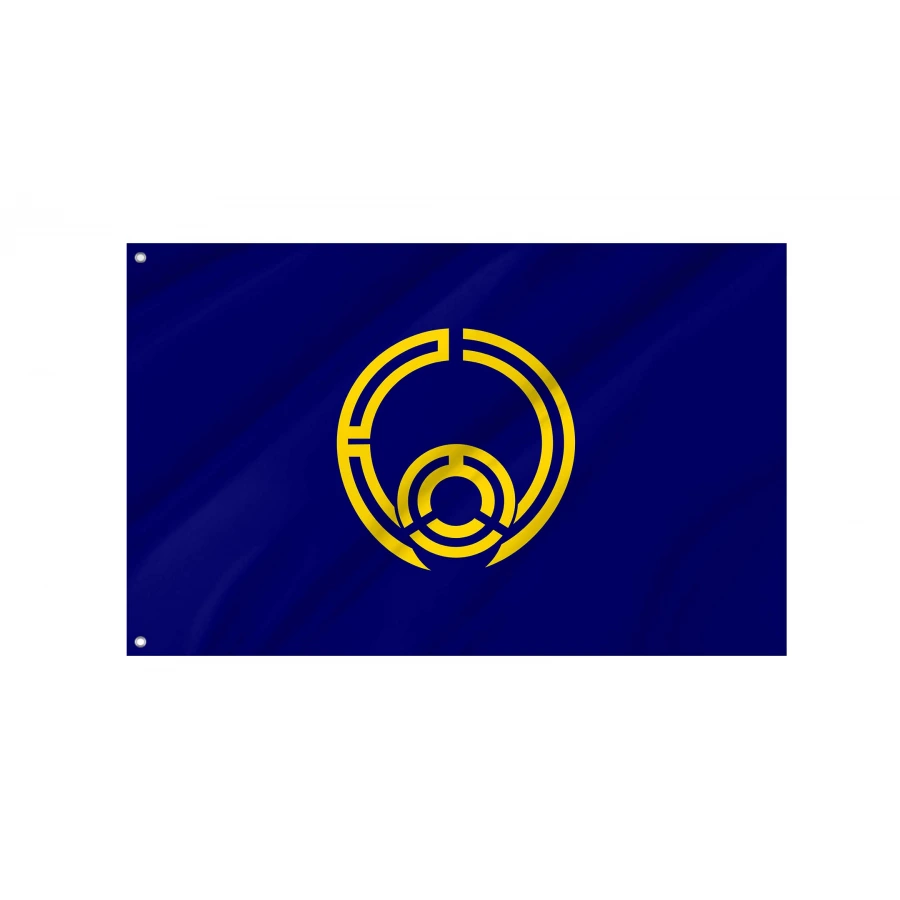 Enbetsu Flag for Indoor & Outdoor Use, JPN244