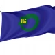 Hashikami Aomori Flag for Indoor & Outdoor Use - Imagine 1