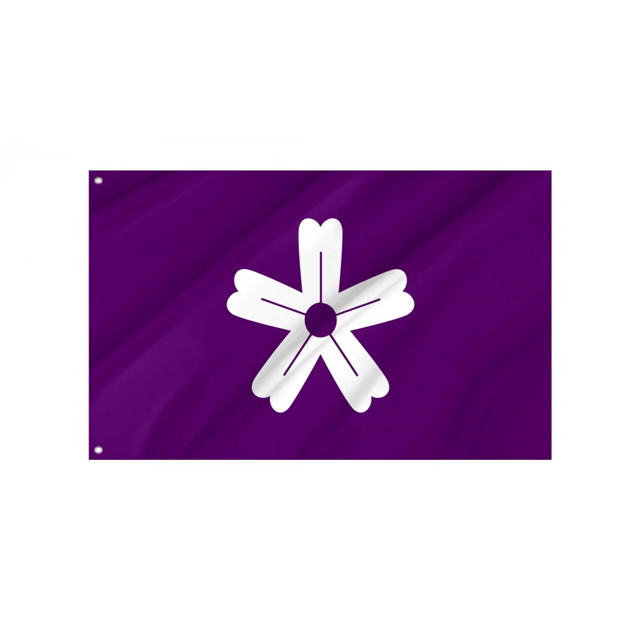 Iwaki, Aomori 1959-2006 Flag for Indoor & Outdoor Use, JPN375