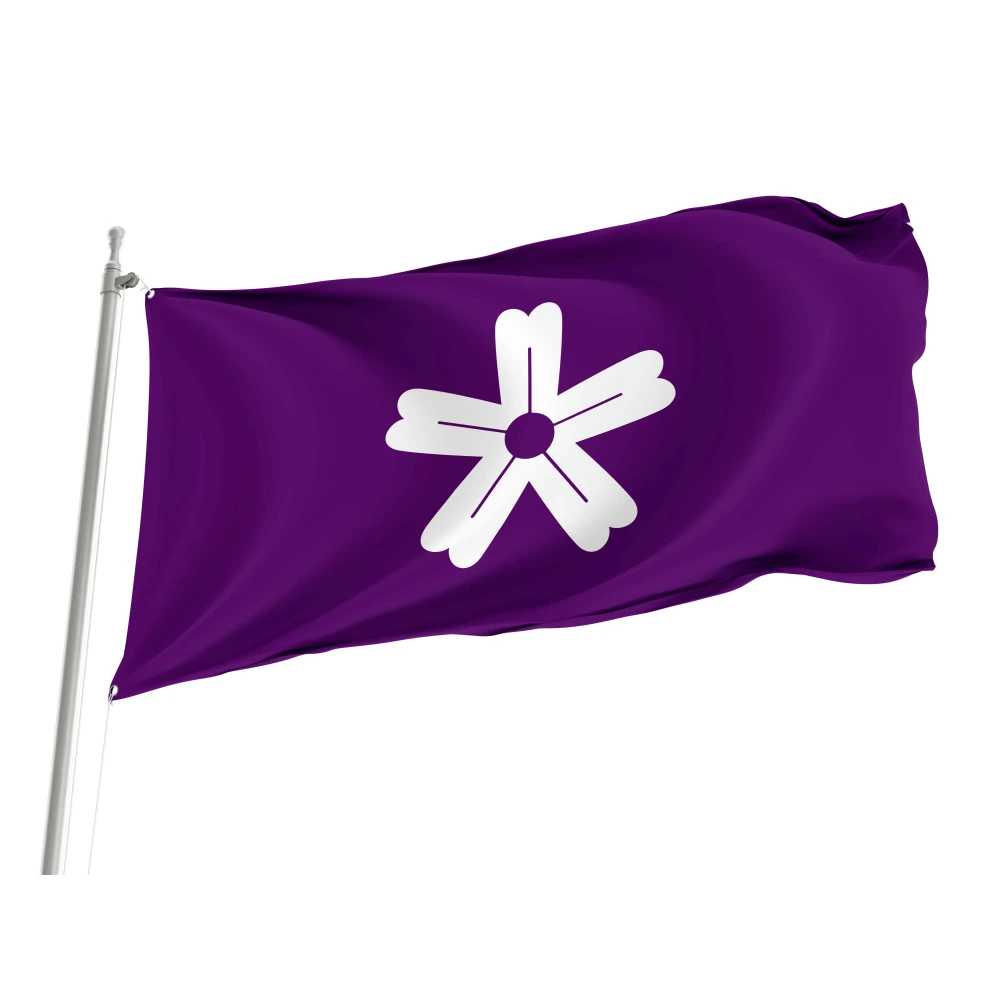 Iwaki, Aomori 1959-2006 Flag for Indoor & Outdoor Use