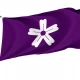 Iwaki, Aomori 1959-2006 Flag for Indoor & Outdoor Use - Imagine 1