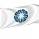 Kuji, Iwate 1954-2006 Flag for Indoor & Outdoor Use - Imagine 1