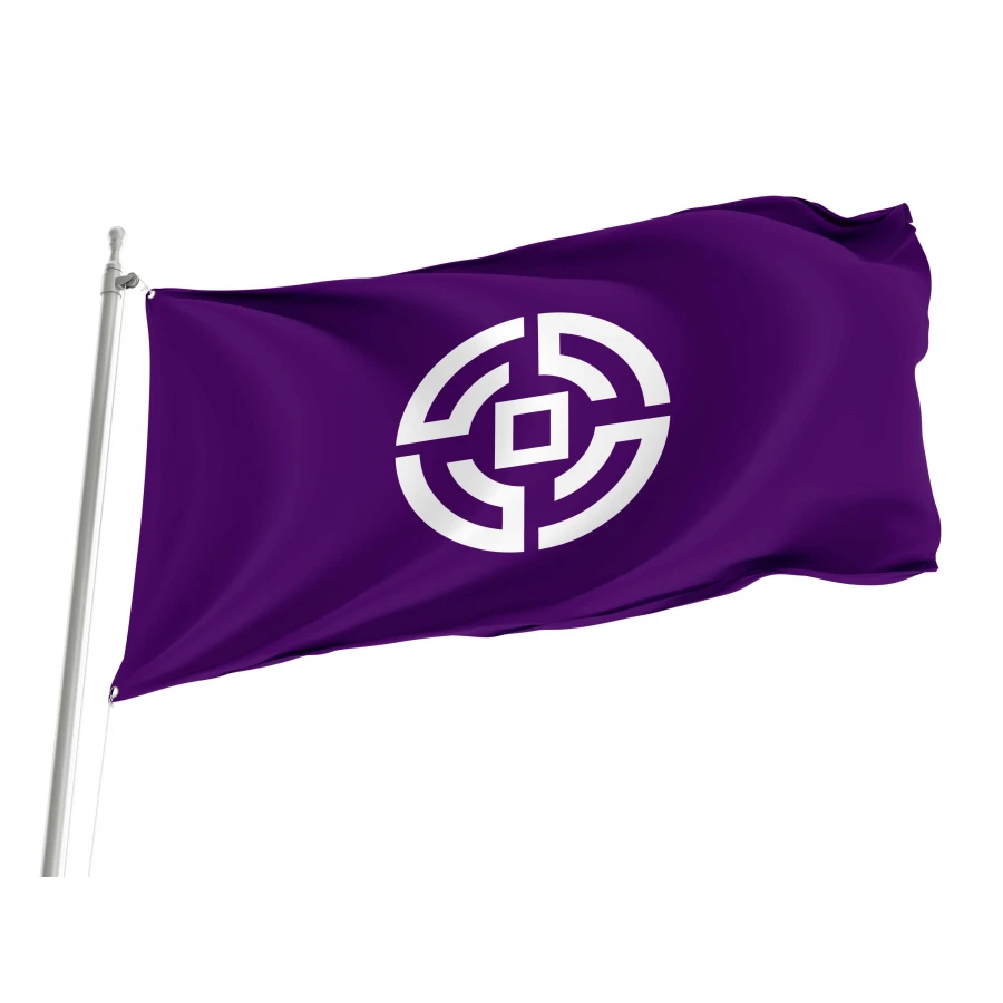 Kushiro Town Flag for Indoor & Outdoor Use, JPN176