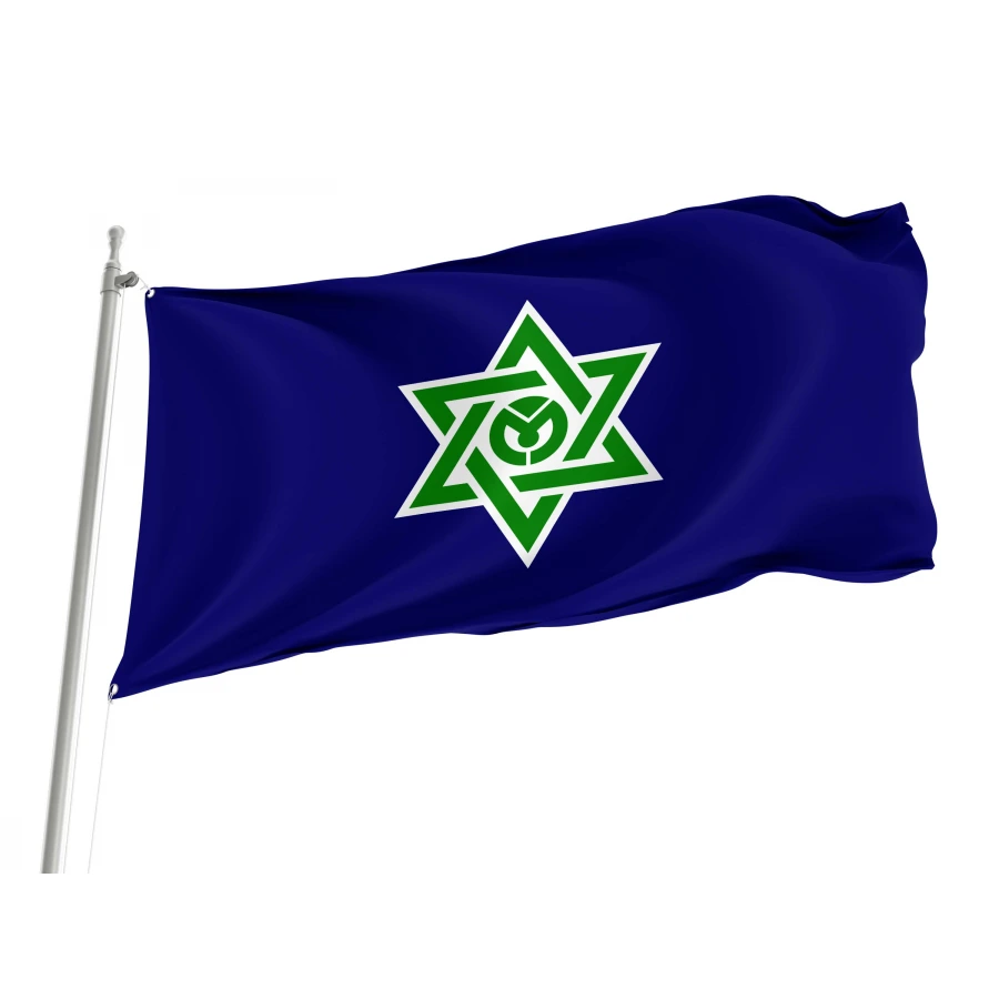 Minamikayabe Flag for Indoor & Outdoor Use, JPN235